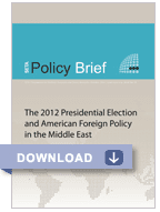 The 2012 Presidential Election and American Foreign Policy in the Middle East
