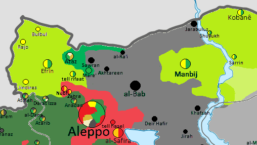 Map of Northeastern Syria, August 16
