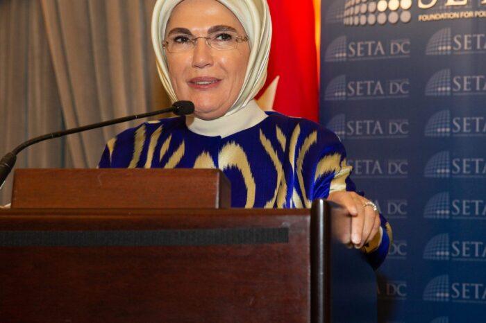 Turkey’s First Lady Highlights Turkey’s Work to Assist Refugees in New York City